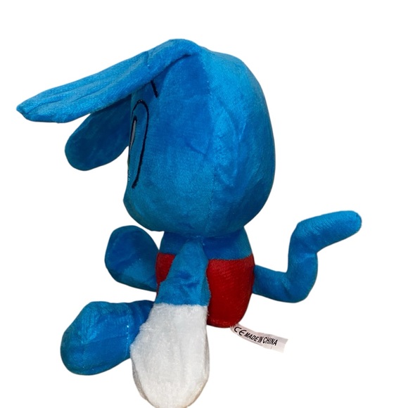 Blue Riggy Rabbit Plush Rabbit Toy - Picture 2 of 3